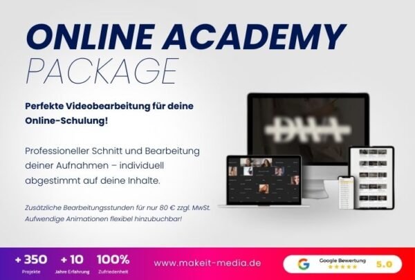 Online Academy Package (20h) – Bild 2